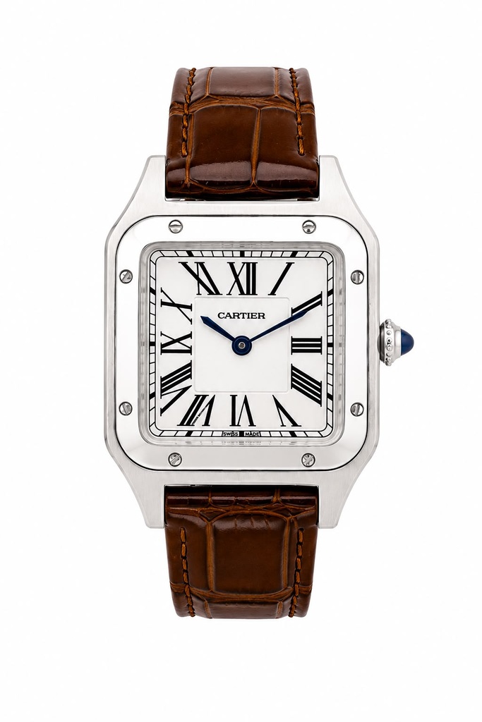 brown leather cartier
